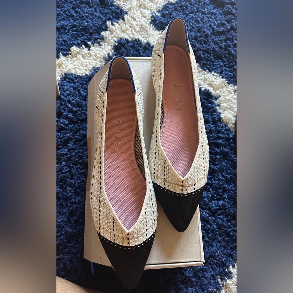 NIB Rothy’s Sz 12 Moonlight Tweed Points